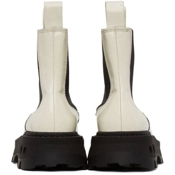 Simon Miller Black and White Ankle Boots - Picture 13 of 14